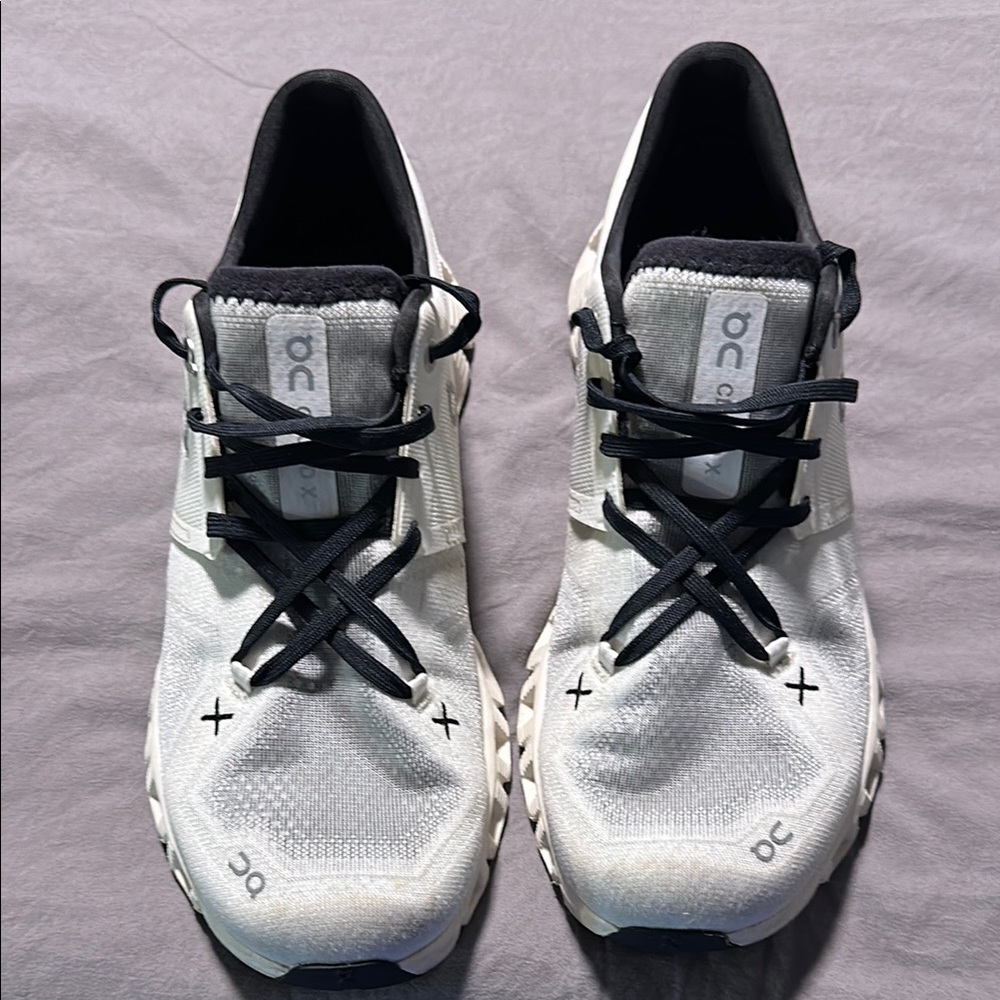 On Running Athletic Shoes in Black and White